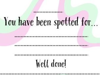 Positive Postcard / You've been spotted