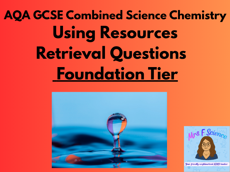AQA GCSE Combined Science Using Resources Retrieval Questions | Foundation