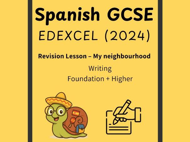GCSE Spanish Edexcel 2024 Writing Revision Lesson | 80-90 & 130-150 Words