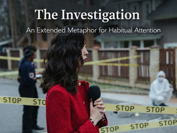 Poetry Reading & Creative Writing – The Investigation | Extended Metaphor & Attention | Year  8