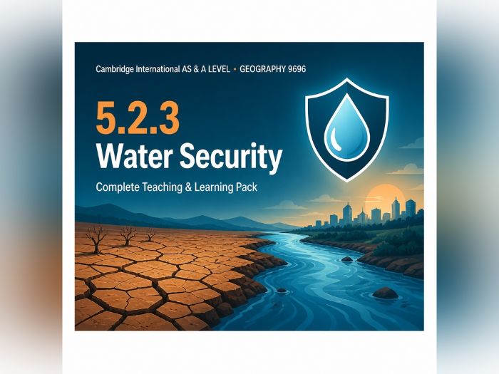 Cambridge International A Level Geography 9696 — 5.2.3 Water Security ...