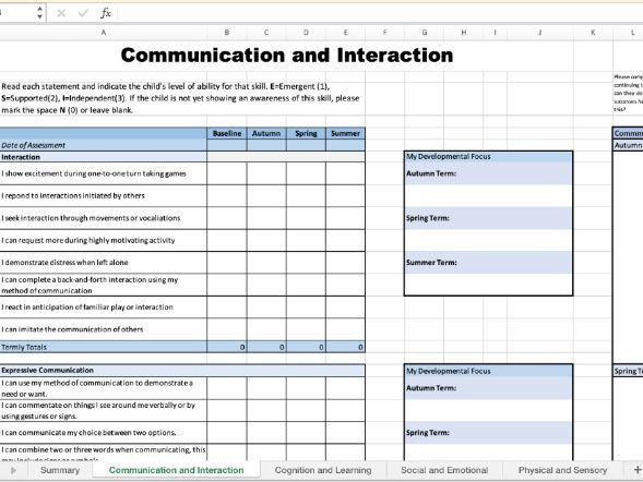 SEND Developmental Tracker