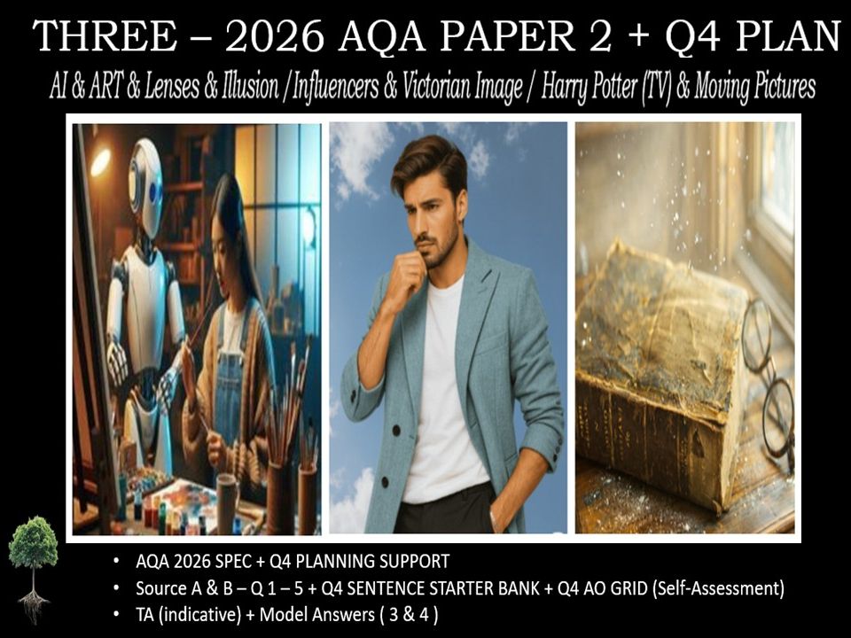 THREE - AQA PAPER 2 | 2026 FULL MOCKS | Q4 PLAN