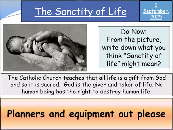 Sanctity of life - Imago Dei
