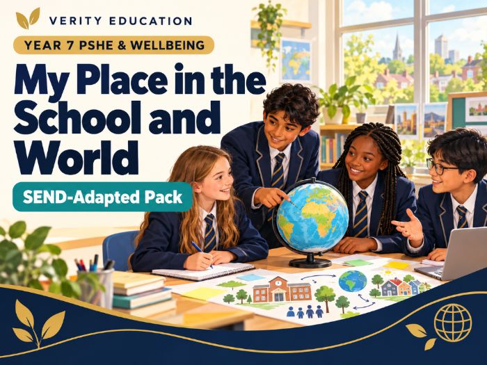 Year 7 PSHE & Wellbeing: My Place in the School and World — SEND-Adapted Pack
