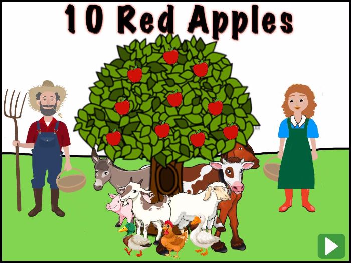 10 Red Apples Book Adaptation:ActivInspire