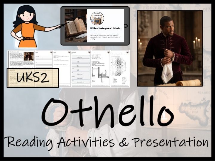 Othello Reading Comprehension Activities | Year 5 or Year 6