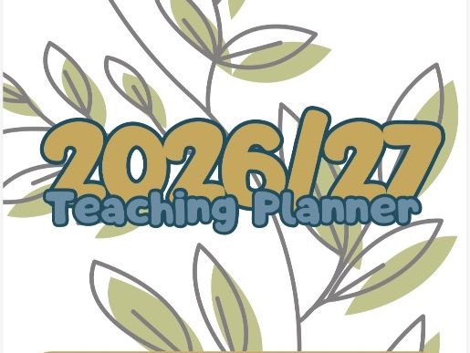 2026/27 Teaching Planner – FE Printable PDF