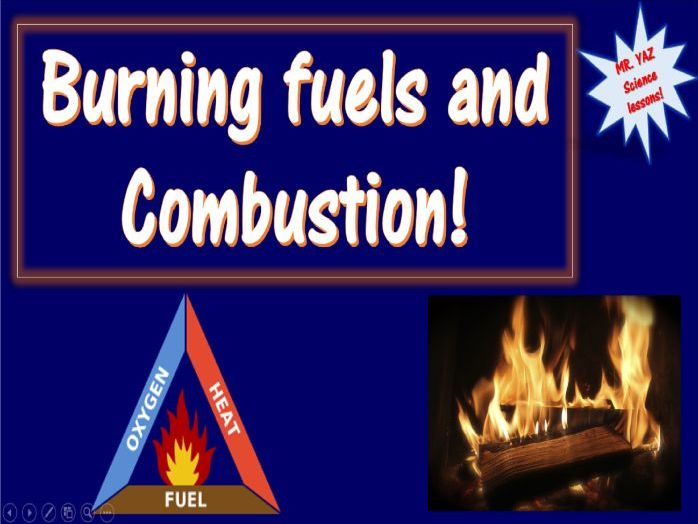 Burning fuels and Combustion KS3 Science Teaching Resources