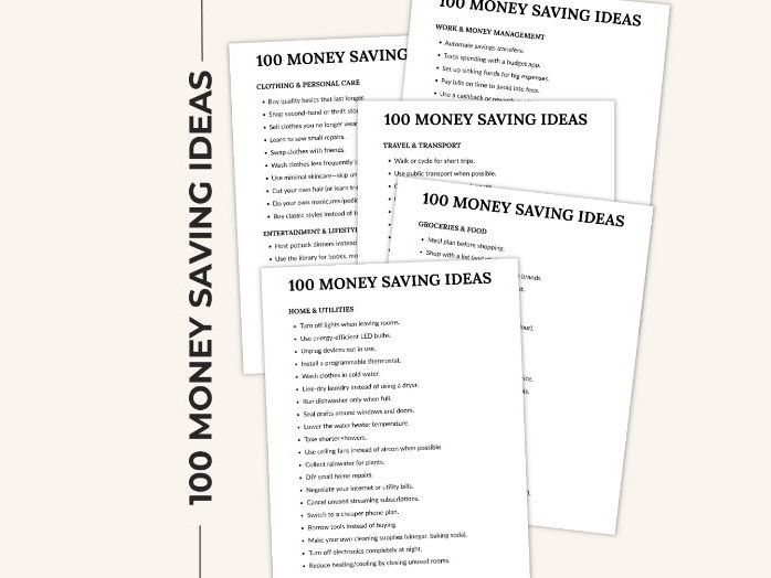 100 Practical Money-Saving Ideas