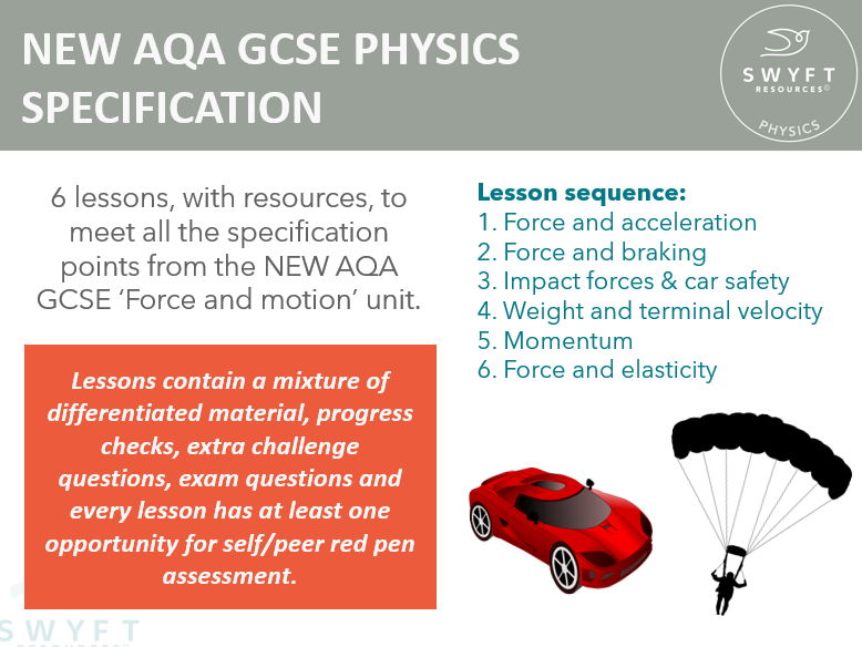 NEW AQA GCSE (2016) Physics - Force and Motion