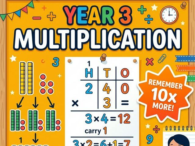 Year 3 & 4 Multiplication Practice Workbook Free | Times Tables Worksheets | KS2 Maths Pack