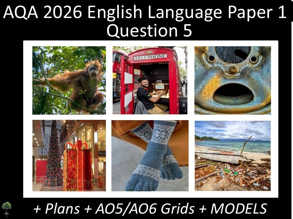 Six Question 5 - AQA 2026 GCSE English Language Paper 1 | Plans, AO Grids, Models