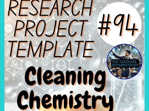 Cleaning Chemistry | Research Project Template (Webquest) | Digital + Printable
