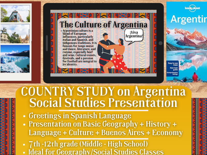 Country Study Presentation on Argentina - South America