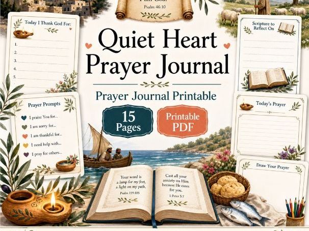 Quiet Heart Prayer Journal