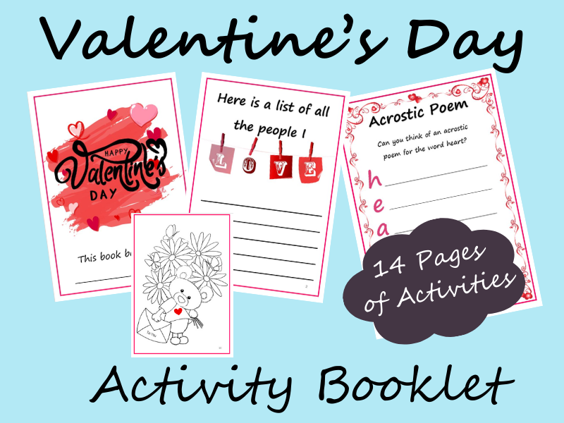 Valentine's Day Activity Booklet