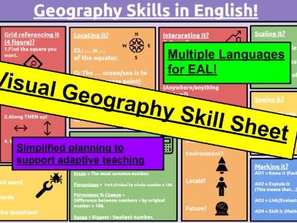 Geography Skills Support Resource – Dual Coded, Inclusive, and GCSE-Focused