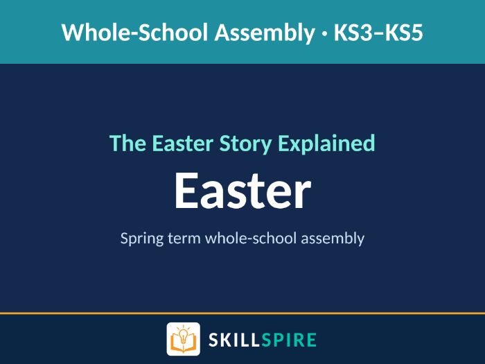 Easter Assembly | The Easter Story Explained | KS3–KS5 Spring Term Whole School Assembly