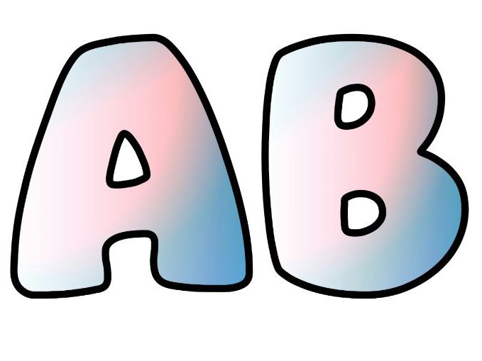 Natural Gradient Light Classroom Display Lettering Set | Upper & Lowercase Letters, 0-9 and Signs