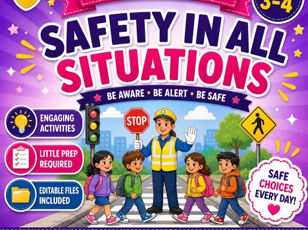 Road & Rail Safety – Everyday Safety Lesson Pack (Primary)