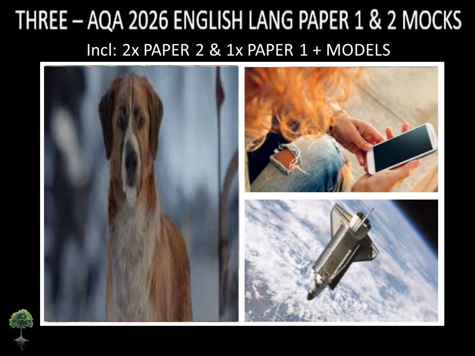 THREE - AQA PAPER 1 & 2 | 2026 FULL MOCKS | MODELS