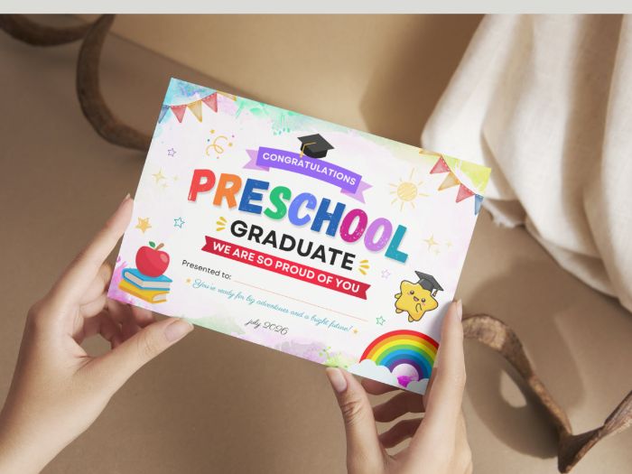 End of Year 2026 - Nursery Graduation Certificate