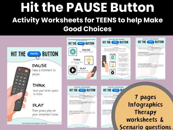 Hit Pause Button for Impulse Control Activity