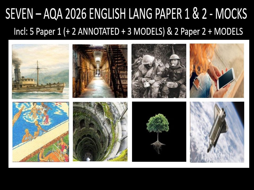 SEVEN - AQA PAPER 1 & 2 | 2026 FULL MOCKS | ANNOTATED | MODELS