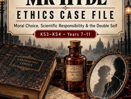 Dr Jekyll & Mr Hyde Ethics Case File | KS3–KS4 Close Reading & Analytical Writing