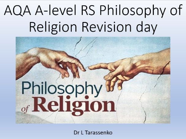 A-Level Religious Studies AQA Philosophy of Religion Revision All Content