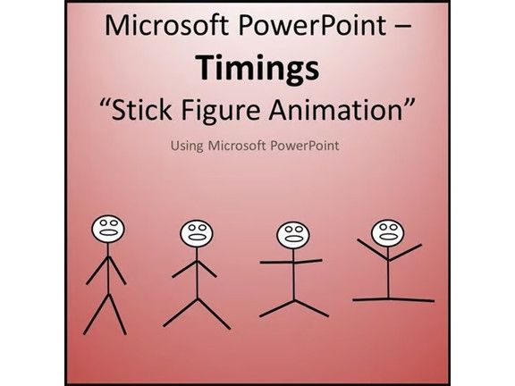 Stick Figure Animation Timings Activity for Teaching Microsoft PowerPoint Skills
