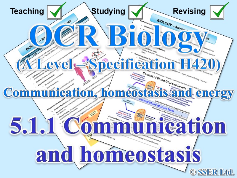 BIOA_OCR Topic Notes: 5.1.1 Communication and homeostasis