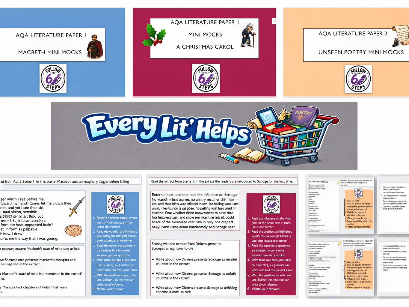 AQA Literature Mini Mock Bundle