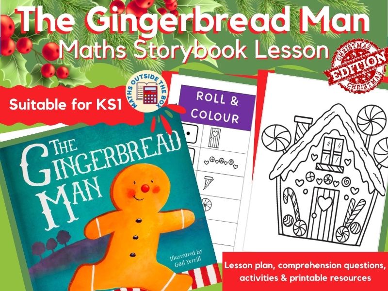 The Gingerbread Man - Christmas Maths Storybook Lesson (KS1)