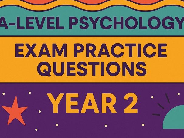 AQA A-Level Psychology Year 2 practice exam questions