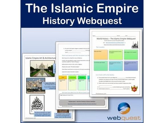 The Islamic Empire Webquest - World History - Editable Digital Activity