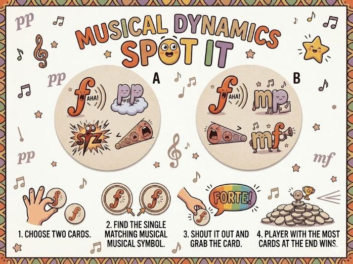 Musical Dynamics Spot It/Dobble