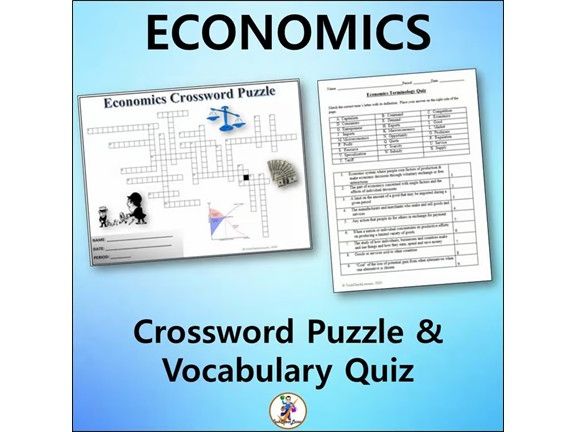 Economics Crossword & Vocabulary Quiz