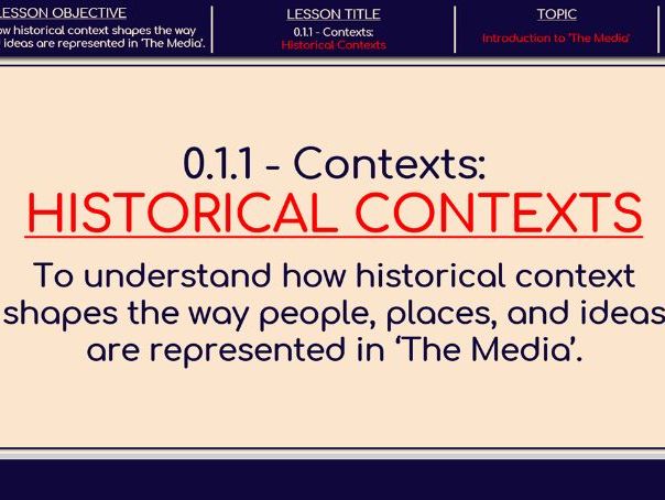 0.1.1 - Contexts: Historical Contexts