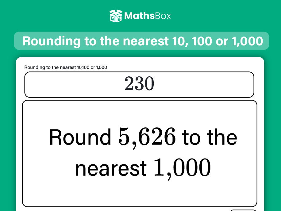 Rounding to the nearest 10, 100 or 1,000 Treasure Hunt