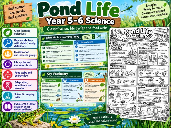 Pond Life UKS2