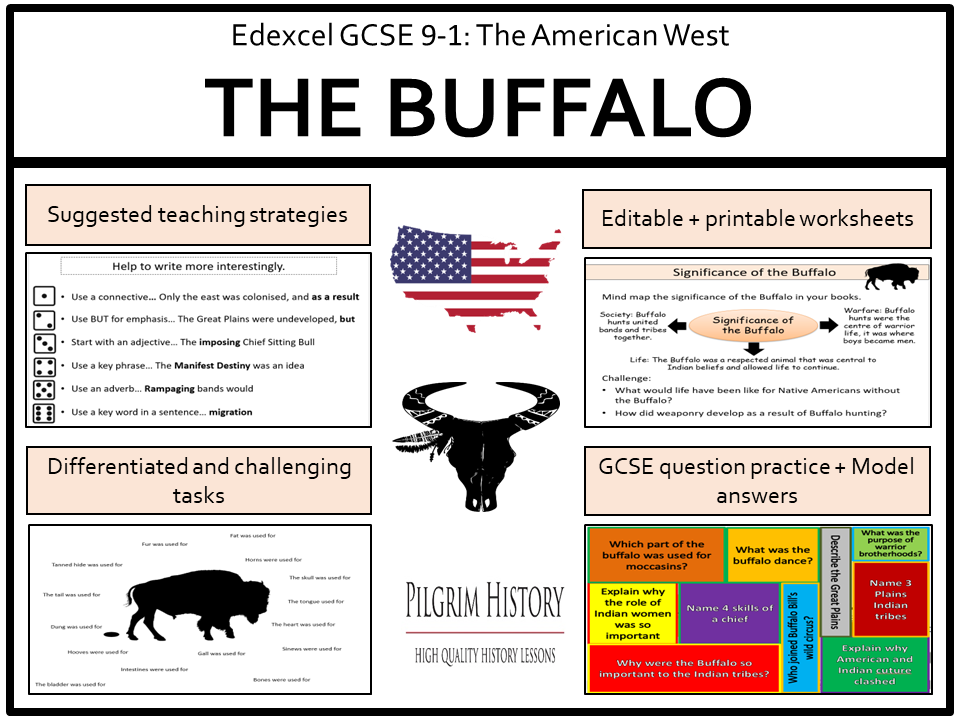 Edexcel GCSE American West: The Great Plains and the importance of the Buffalo