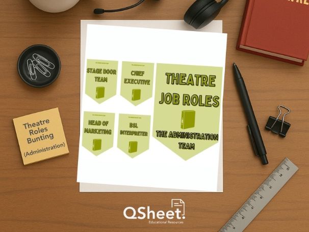 Theatre Roles Bunting (Administration)