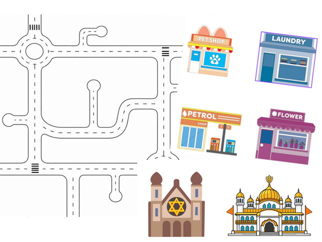 Editable Build a Community Small World Pack | EYFS | Me and My Community | Continuous Provision