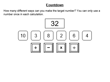Countdown | Teaching Resources