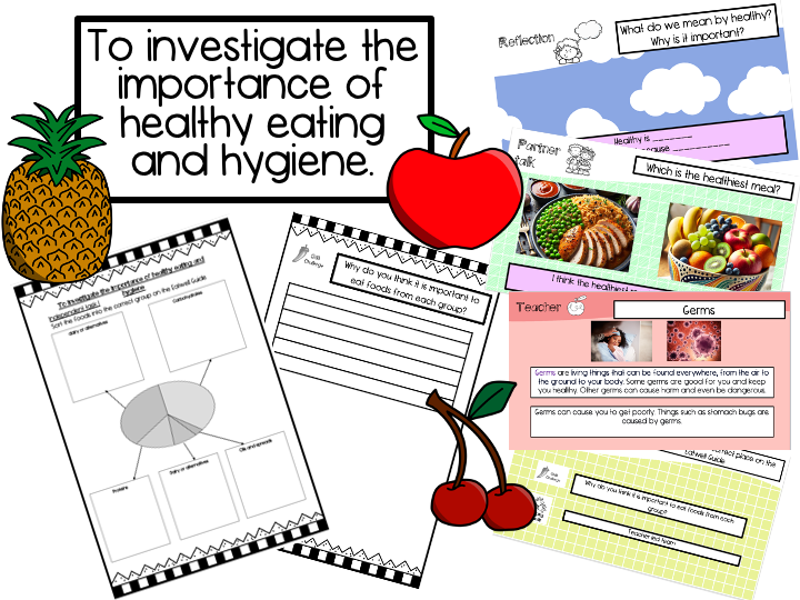 To investigate the importance of healthy eating and hygiene