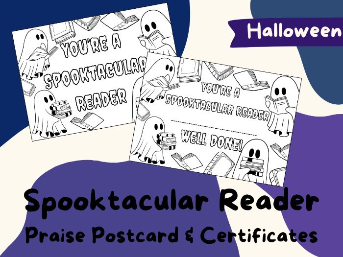 Praise Postcard & Certificate - Spooktacular