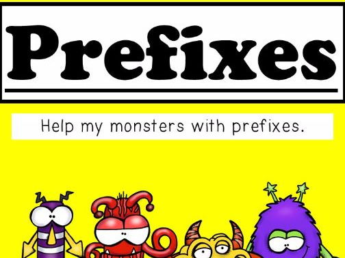 Prefix Unit; activities, worksheets and flashcards