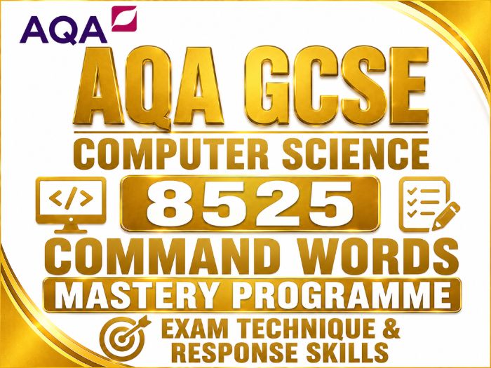 AQA GCSE Computer Science 8525 Command Words Mastery Programme | Exam Technique & Response Skills